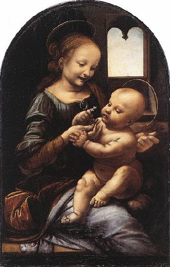 LEONARDO da Vinci Benois Madonna oil painting picture